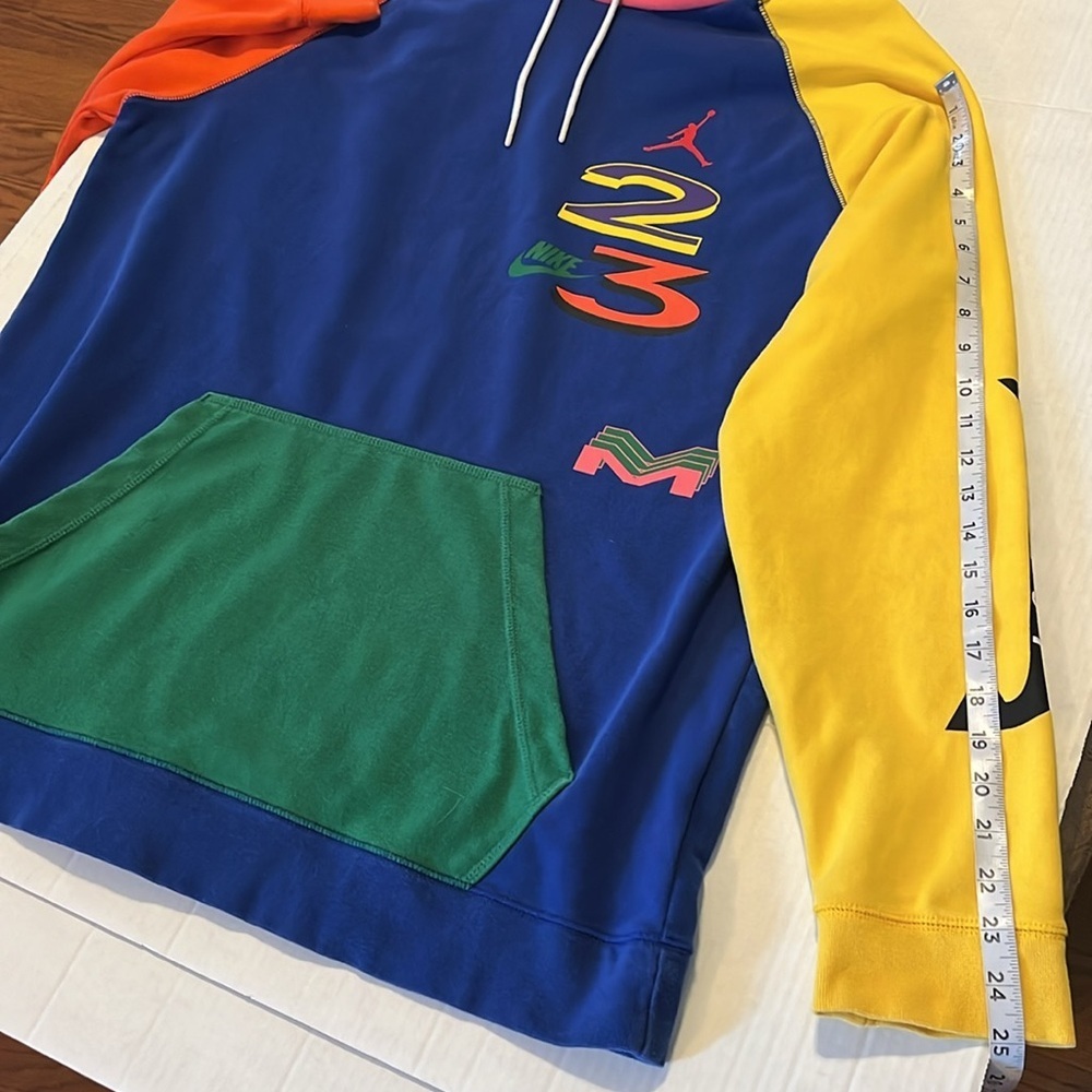 Nike-XL- Air Jordan 90s retro color blocked, hoodie,long sleeve, swish, Jumpman. - Picture 12 of 14